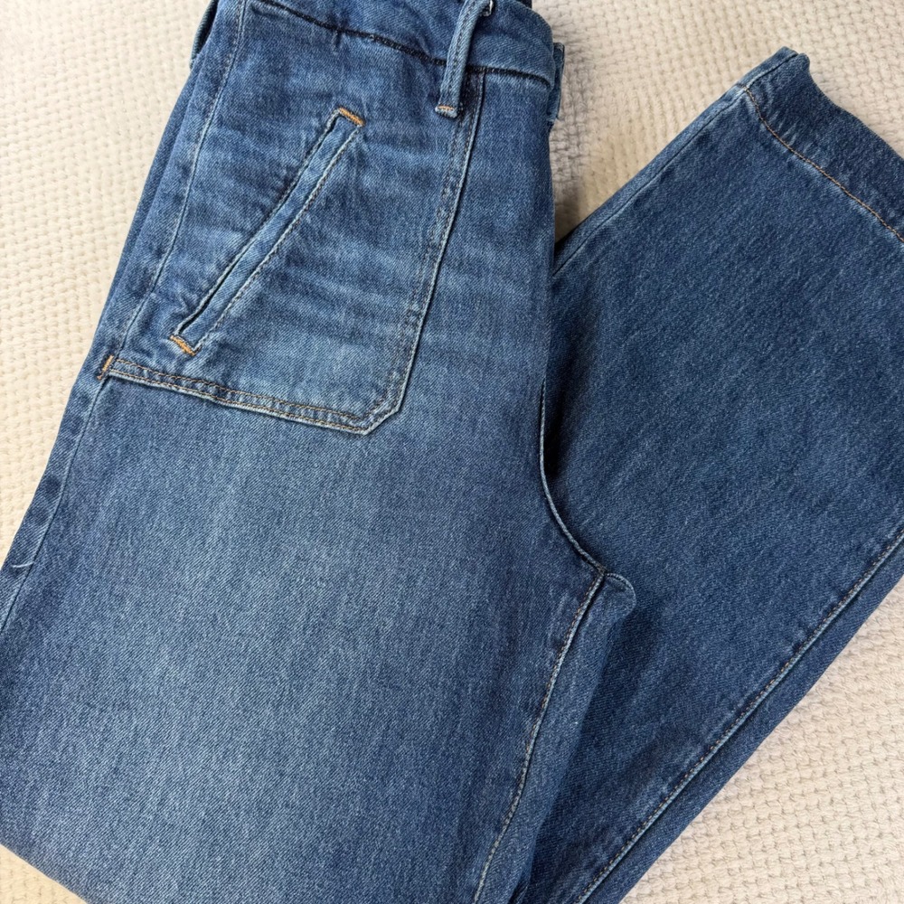 JAG Sophia Wide Leg Jeans Womens 8 Medium Wash Denim Blue High Rise J2945ACS362